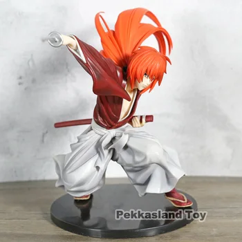 Rurouni Kenshin Meidži pėstininkas su kardu Romantiška Istorija Kenshin Himura PVC Pav Kolekcines Modelis Žaislas