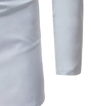 Afrikos Riche Suknelės Karšto Pardavimo Laikas-ribotas Poliesteris 2019 Išspausdina, T-marškinėliai, Ilgomis Rankovėmis Vyrams, balta M L XL 2XL 3XL