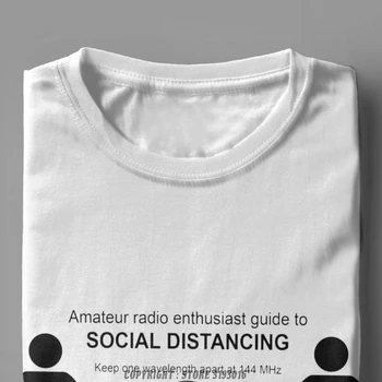 2020 Naujas Mados Marškinėliai Vyrams Radijo Mėgėjų Entuziastai Socialinis Atskyrimas, T-Marškinėliai Vyrams, Karantino Senjorų Fizinio T Shirts