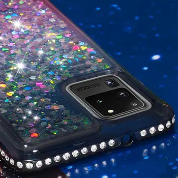 Case For Samsung Galaxy S20 Ultra Silicio Minkštas Viršelis Samsung S 20 Ultra S20 Plius S20 Prabangus Diamond Skaidrus Telefonas Atvejų