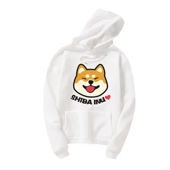 Super mielas Shiba Inu spausdinti modelio hoodie 