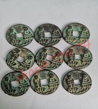 Originali, senovės Xixia, Xixia senovės monetų, sedanas pinigų, vienas gabalas, Antikvariniai Kolekcijos