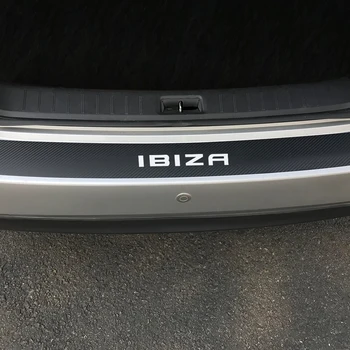 Už Seat Ibiza 6I 6j 6f Auto bagažo skyriaus Darbuotojas Plokštė Lipdukai Automobilio Galinis Bamperis Vinilo Saugotojas Lipdukus Apdailos Tuning 