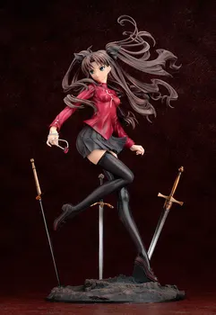Likimo kalavijas likti Naktį BANGA likimas Tohsaka Nin raudona suknelė sexy mergina Veiksmų skaičius neribotas menčių modelis, naujas japonų lėlės 26cm