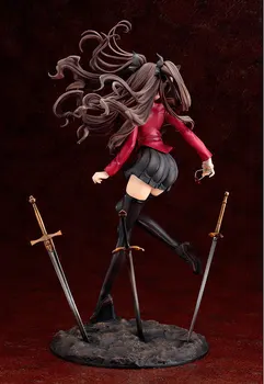Likimo kalavijas likti Naktį BANGA likimas Tohsaka Nin raudona suknelė sexy mergina Veiksmų skaičius neribotas menčių modelis, naujas japonų lėlės 26cm