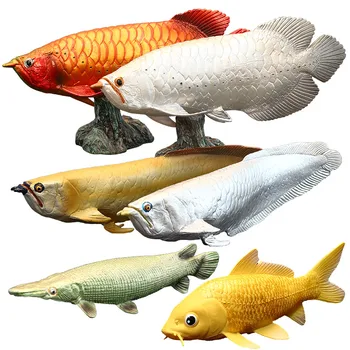 Vandenyno Žuvų, Gyvūnų, Modelis, Modeliavimas, SeaLife Latimeria Buriažuvė Veiksmų Skaičiai PVC Akvariumas Tikroviška Švietimo Žaislai Vaikams