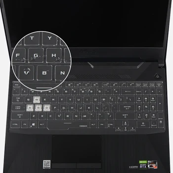 Klaviatūros Apima ASUS TUF Žaidimų F15 FX506 A15 FA506 F17 FX706 A17 FA706 naujų 2020 m. TPU aišku, nešiojamųjų kompiuterių klaviatūrų padengti silcone