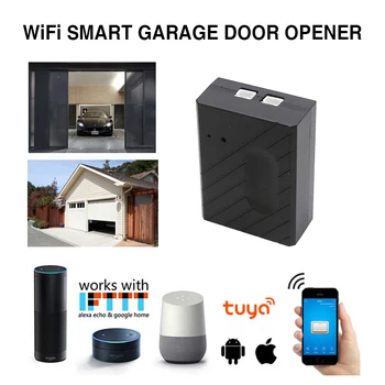 Tuya Smart Garažo vartų Nuotolinio Controllerl Wifi Jungiklis su Tuya APP kontroliuoti Smart Gyvenimo Namų Durų Nuotolinio Valdymo