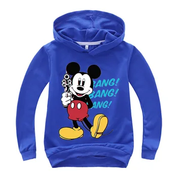Mickey Minnie Hoodies Marškinėliai Berniukams Marškinėlius Baby Girl Kostiumas Vaikams, Sporto Marškinėliai Džemperis Vaikams Long Sleeve T-shirt Viršūnes Tee