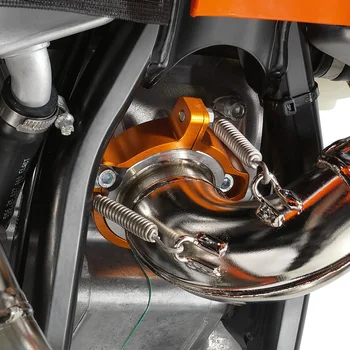NICECNC Motociklo Aliuminio Išmetamųjų Borteliu apsauga KTM XC SX XCW XC-W Šešias Dienas Husqvarna 250 300 TE TC TX Priedai