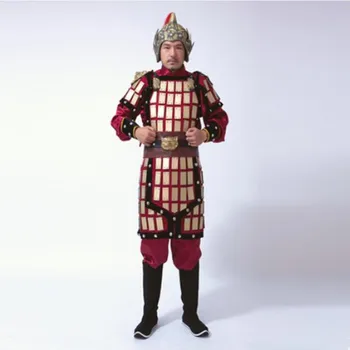 Tik EMS aukštos kokybės senovės dinastijos kostiumai kinijos istorijos bendrojo šarvų kostiumas vyrams kario šarvų kostiumai helovinas šalis