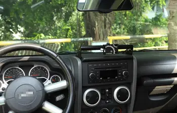 Konsolė Telefono Laikiklio Stovas GPS Laikiklis skirtas Jeep Wrangler JK 2007 2008 2009 2010 2011-2017 Geležies Juoda Automobilio Aksesuaras
