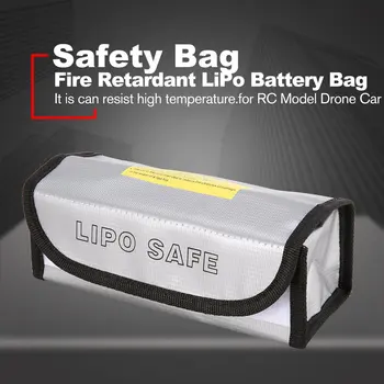 Antipirenas LiPo Baterijos, Krepšys LiPo Safe Guard Įkraunama Dėžutė, Maišelis Maišas Dėklas atspari Ugniai Sprogimų RC Modelis Nepilotuojamų Automobilių