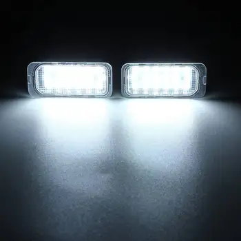 2vnt LED Skaičius Licenciją Plokštelės Šviesos Klaidų 5105886 už Ford Focus, Fiesta JA8 S-MAX, C-MAX, Mondeo 