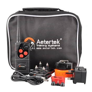Aetertek 216D 2 Šunys, Augintiniai Šokas Apykaklės 600 Metrų Nuotolinio Šunų Mokymo, E-antkaklis su Beep/Vibracijos/Shock Įkrovimo Panardinami