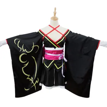 HSIU Yaya Cosplay kimono,Nedūžtančios Mašina-Lėlės COS kostiumas(Pirštinės, kojinės ir plaukų aksesuarai Ir perukas)Helovinas kostiumas