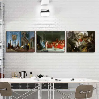 Namų Dekoravimo Meno Sienos Nuotraukas Fro Kambarį Plakato Spauda, Drobė Paveikslų Prancūzijos Ean-Leon Gerome Paveikslas, Tapyba
