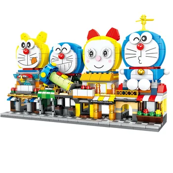 4pcs Anime Filmukai Doraemon Parduotuvė Parduotuvėje 