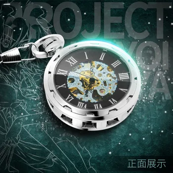 Anime TouHou Project Izayoi Sakuya Vyrų, Moterų, Studentų Japoniškas Mechaninis laikrodis Studentų Derliaus Kišenėje Žiūrėti Gimtadienio Dovanos