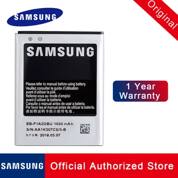 Originalus Samsung bateriją EB-F1A2GBU Samsung Galaxy S2 I9100 9100 i9100g i9103 i9105 I9108 i9050 1650mAh Batteria