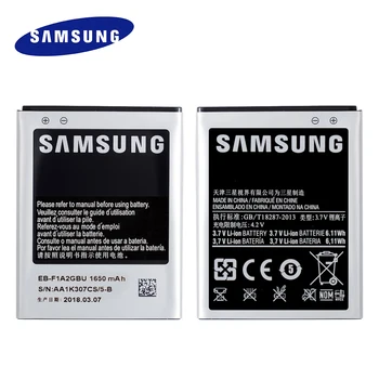 Originalus Samsung bateriją EB-F1A2GBU Samsung Galaxy S2 I9100 9100 i9100g i9103 i9105 I9108 i9050 1650mAh Batteria