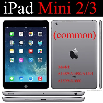 Tabletę flip case for Apple ipad Mini 2 3 7.9 colių tapybos Smart pabusti Miego fundas kartus Stovėti padengti rubisafe kortelę mini2 mini3