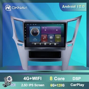 OKNAVI 8 Core 128G Android 9.0 Automobilio Radijo Subaru Impreza 2010-2016 Multimedia Vaizdo Grotuvas GPS Navigacija, Kamera Veidrodis Nuorodą