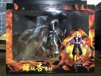 Akcinė Demon Slayer Anime Pav Rengoku Kyoujurou PVC Veiksmų Skaičius, Žaislai GK Anime Kimetsu Nr. Yaiba Statulėlės Modelis Žaislai 20cm