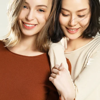 2020 naujas megztinis moterų ir žiemos trumpas ponios megztinis apvalios kaklo prarasti dugno marškinėliai