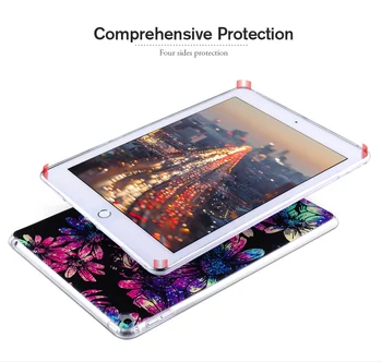 Dažytos Tablet Minkštas gaubtas, skirtas Samsung Galaxy Tab s5e 10.5 2019 Atveju Silikono SM-T720 SM-T725 T720 T725 Coque Minkštos TPU Krepšiai Shell
