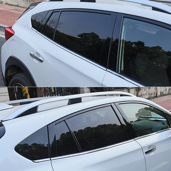 Automobilių Optikos, Skirtos Subaru XV Crosstrek GK GT 2018-Pateikti Automobilių Langų Apdaila Lipdukas viduriniame Stulpelyje Lipdukai PVC, Išorės Priedai