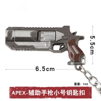 Žaidimas APEX Legendos kūrybos Keychains Gun Modelius, Metalo Pakabukas Raktų Grandinės Blogio Dvasia Durklas Keyrings Raktų pakabukas llaveros