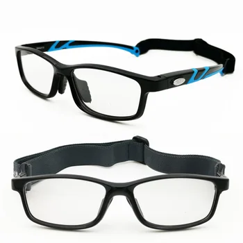 SL021 TR90 sporto recepto akinius lengvas aikštėje sportss akiniai su 2 elastiniai dirželiai sporter akiniai