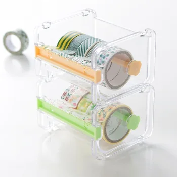 Kūrybos Washi Tape Cutter Nustatyti Juosta Įrankis Skaidrios Juostelės Laikiklį Tape Dispenser Mokyklinės Prekės, Raštinės Reikmenys
