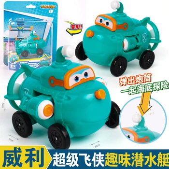 4pcs/rinkinys, Originali Mini Super Sparnus Veiksmų Skaičiai Žaislai Robotas Transformacijos Lėlės Vaikams Dovanų
