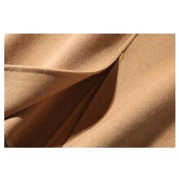 Aukštos kokybės vilnos dvigubo ilgas elegantiškas sijonai moterims rudenį vilnonis sijonas temperamentas office lady 2019 naują pavasario sijonas moterų K292