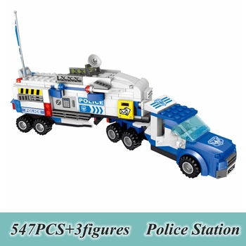 Fiksavimo Miesto Policijos Stotis Rinkiniai Sraigtasparnis Valtis Sunkvežimių Transporto Priemonių Swat Modelio Blokai Žaislai Vaikams Lockings