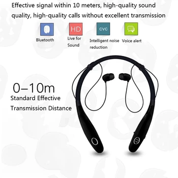 Brand New Bluetooth Ausinės Belaidės Ausinės Veikia Sporto Bass Garso Belaidžių Ausinių Su Mikrofonu Telefono