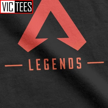 Apex Legendų Marškinėliai Merch Piktograma Raudona Marškinėliai vyriški Medvilnės Derlius T-Shirt Žaidimas Tees Suaugusiųjų Drabužiai