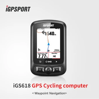 IGPSPORT iGS618 GPS ciklo kompiuteris, gps navigacija, Spidometras IPX7 HR60 Rankos širdies ritmo monitorius Bryton Rider GARMIN EDGE 200