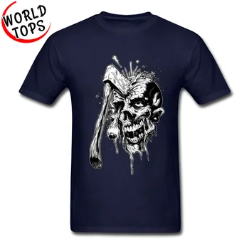 Nuostabus Gotikos Stiliaus Kaukoles Stuff Mados Top marškinėliai Geek Roko Grupė Tees Vyrams Laisvalaikio Topai Marškinėliai Nemokamas Pristatymas