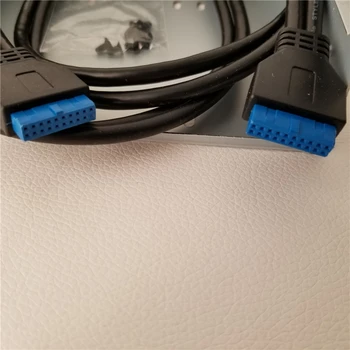 20Pin pagrindinėje plokštėje 4-Port USB 3.0 Moteriška Priimančiosios Atveju 5.25