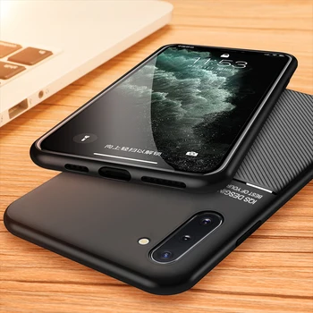 Plonas Soft Case for Samsung Galaxy S10 S9 S8 Pastaba 10 9 8 S20 ultra Plus A01 A21 A51 A71 S10e Automobilių Magnetas Plokštė Telefono Galinį Dangtelį