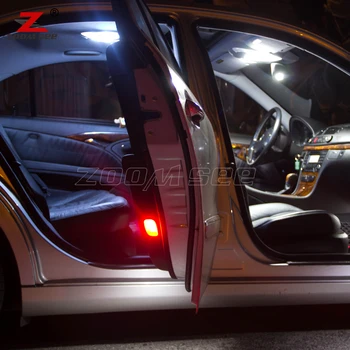 27pcs LED interjero dome lempa, pilnas komplektas + Parkavimo miestas lemputė Mercedes Benz CLS W219 C219 CLS280 CLS300 CLS350 CLS550 CLS55AMG