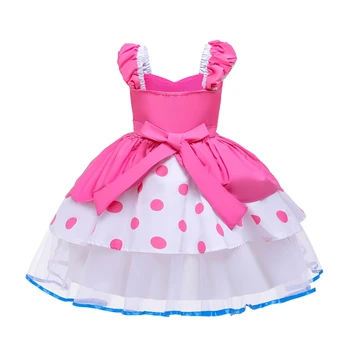 Kalėdų Žaislas Merginos Kostiumas Mielas Suknelė Baby Girl Princesė Bo Peep Dot Suknelė Vaikų Pirmoji Komunija Gimtadienio Prom Kūdikių Suknelė