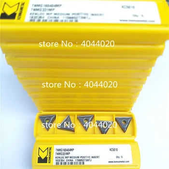 Kennametal TNMG160404MP KC5010 TNMG331MP KC5010 5vnt karbido įdėklai