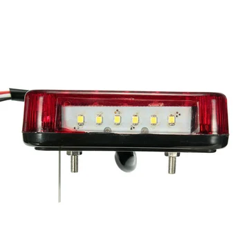 1pc 12V Vandeniui Automobilių, Sunkvežimių LED Galiniai Šviesos Įspėjamųjų Šviesos Žibintas Galinis Stop Posūkio Signalo Lemputė 20LED Automobilių Priekabos Sunkvežimių