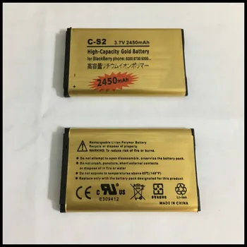 Aukštos kokybės Aukso bateria C-S2 Baterija Blackberry Curve 8300 8310 8320 8330 8520 8530 8700 8703e baterija C-S2