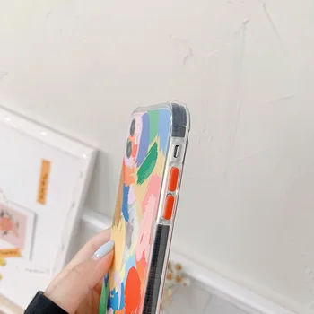 Nešiojamų grandinės naujas grafiti stiliaus telefono dėklas skirtas iPhone 11 Pro XS MAX SE2020 XR XSmax 8 7 Plius protectlve shell
