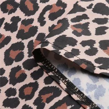 2019 m. Vasarą dirželiai v-kaklo leopardas spausdinti tuščiaviduriai iš aukšto juosmens nėrinių bodycon seksualus suknelės 2019 m. rudenį moterų mados klubas A3